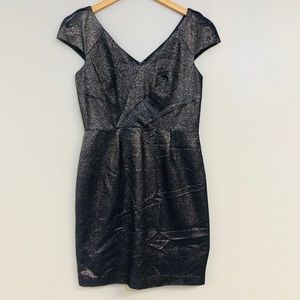 Calvin Klein Navy Formal Sheath Dress (Size 10)